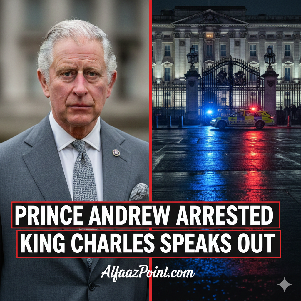 "Prince Andrew arrested by London Police and King Charles III official statement on Royal Family scandal 2026 - Alfaaz Point News"