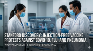 Stanford universal nasal spray vaccine medical breakthrough 2026 Alfaaz Point.