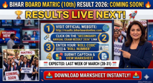 Step-by-step guide to check BSEB Matric Class 10th Result 2026 online.
