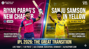 Sanju Samson CSK vs Riyan Parag RR captaincy Guwahati IPL 2026