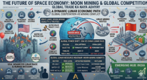 Future Lunar Mining Base and Space Resource Map - Alfaaz Point Exclusive
