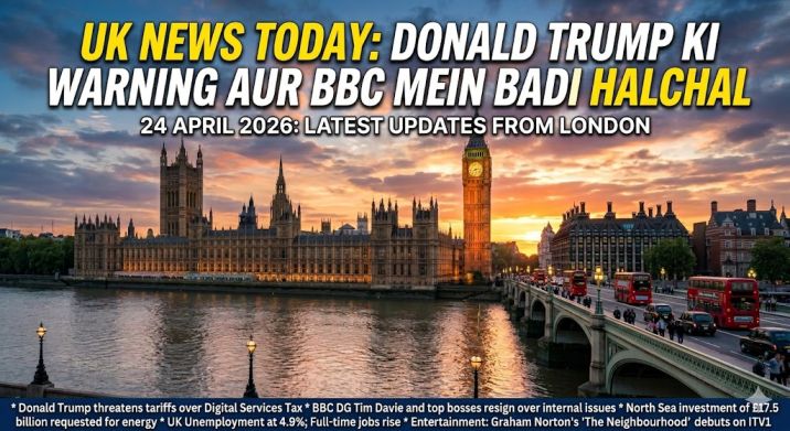 UK News Today: Donald Trump Warning and BBC Crisis Headlines