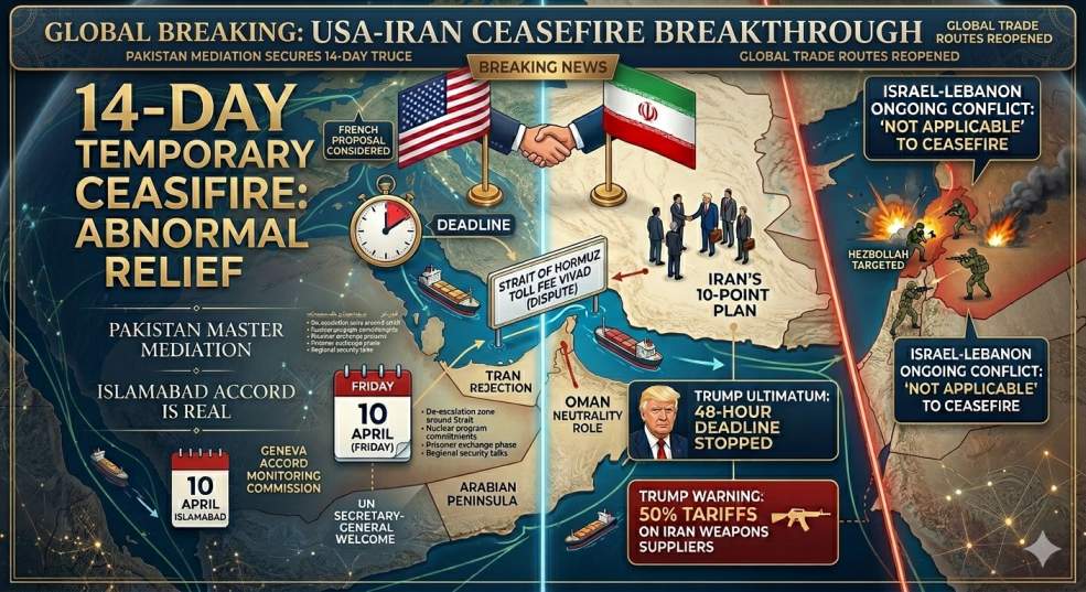 USA Iran Ceasefire April 2026 Islamabad Accord and Strait of Hormuz Toll Vivad Analysis - Alfaaz Point