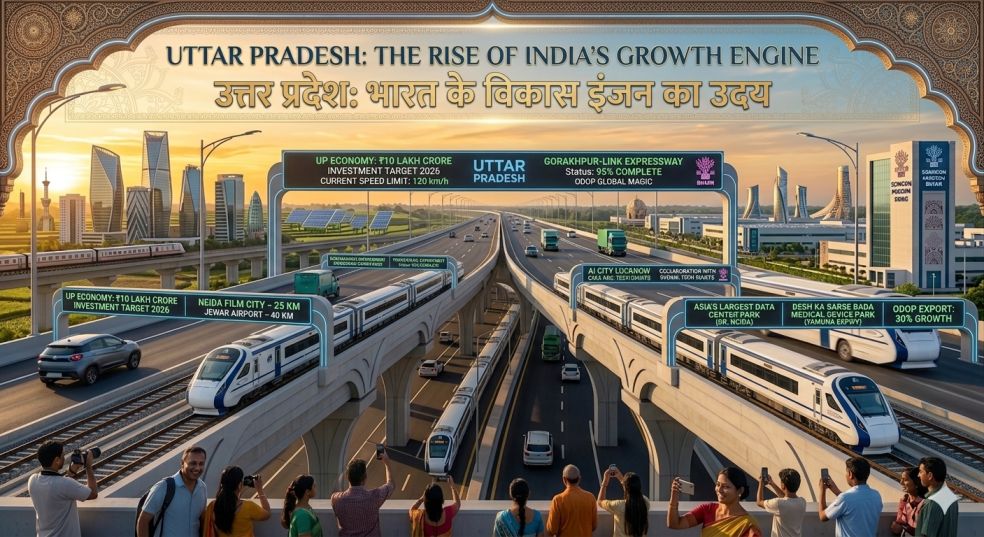 Uttar Pradesh Growth Story 2026 Expressways and Smart City Development - Alfaaz Point Exclusive