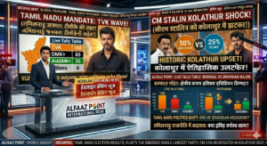 Tamil Nadu Election Results 2026 Vijay TVK Victory MK Stalin Defeat Alfaaz Point